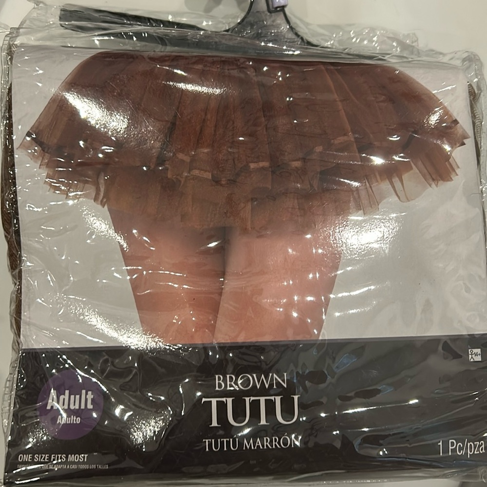 Adult brown tutu